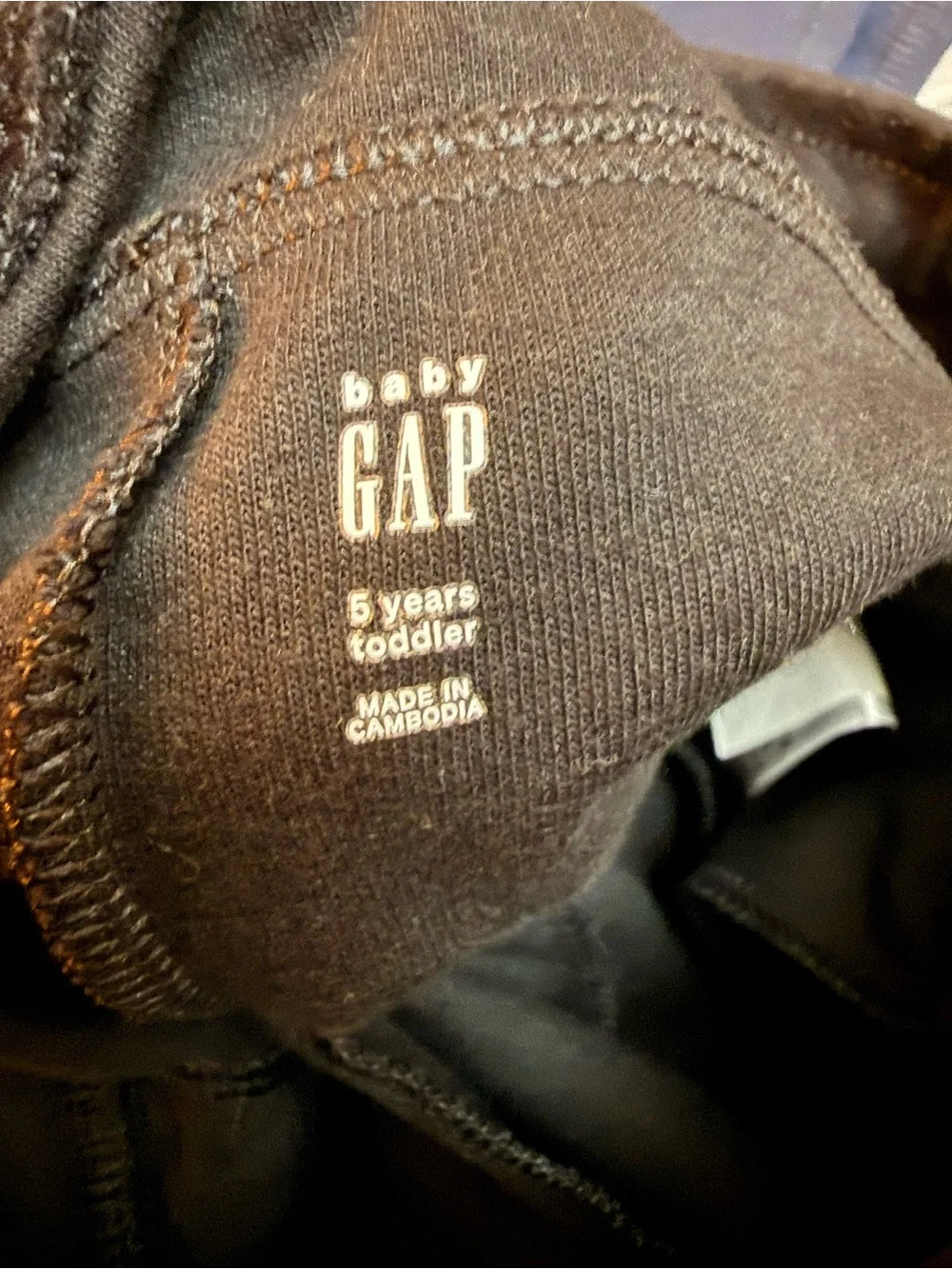 GAP Black Kids Jogger Sweatpants with Drawstring